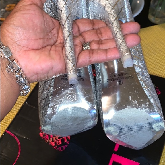 Beautiful Alba stiletto silver shoes - Picture 7 of 8
